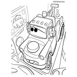 ぬりえページ: 車 (アニメ映画) #132544 - 無料の印刷可能なぬりえページ
