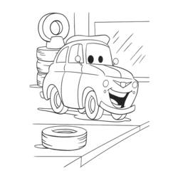 ぬりえページ: 車 (アニメ映画) #132562 - 無料の印刷可能なぬりえページ