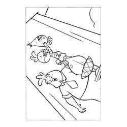 ぬりえページ: リトルチキン（チキンリトル） (アニメ映画) #73093 - 無料の印刷可能なぬりえページ