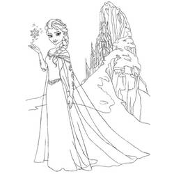 ぬりえページ: 雪の女王 (アニメ映画) #71686 - 無料の印刷可能なぬりえページ