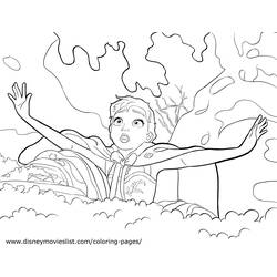 ぬりえページ: 雪の女王 (アニメ映画) #71690 - 無料の印刷可能なぬりえページ