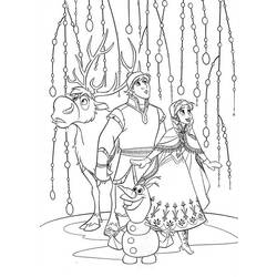 ぬりえページ: 雪の女王 (アニメ映画) #71705 - 無料の印刷可能なぬりえページ