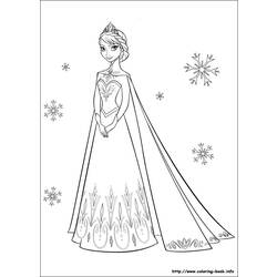 ぬりえページ: 雪の女王 (アニメ映画) #71724 - 無料の印刷可能なぬりえページ