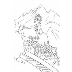 ぬりえページ: 雪の女王 (アニメ映画) #71727 - 無料の印刷可能なぬりえページ