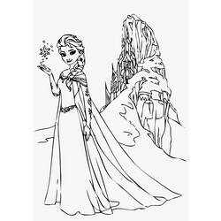 ぬりえページ: 雪の女王 (アニメ映画) #71754 - 無料の印刷可能なぬりえページ