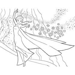 ぬりえページ: 雪の女王 (アニメ映画) #71773 - 無料の印刷可能なぬりえページ