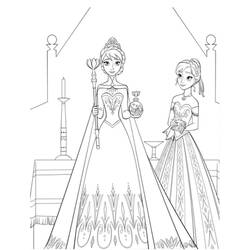 ぬりえページ: 雪の女王 (アニメ映画) #71786 - 無料の印刷可能なぬりえページ