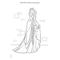 ぬりえページ: 雪の女王 (アニメ映画) #71804 - 無料の印刷可能なぬりえページ