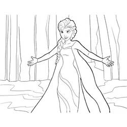 ぬりえページ: 雪の女王 (アニメ映画) #71814 - 無料の印刷可能なぬりえページ