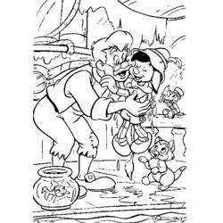 ぬりえページ: ピノキオ (アニメ映画) #132302 - 無料の印刷可能なぬりえページ