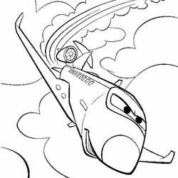 ぬりえページ: 飛行機 (アニメ映画) #132756 - 無料の印刷可能なぬりえページ