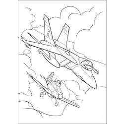 ぬりえページ: 飛行機 (アニメ映画) #132818 - 無料の印刷可能なぬりえページ