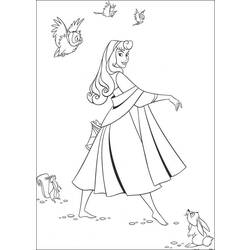 ぬりえページ: 眠れる森の美女 (アニメ映画) #130818 - 無料の印刷可能なぬりえページ