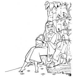 ぬりえページ: 眠れる森の美女 (アニメ映画) #130834 - 無料の印刷可能なぬりえページ