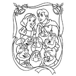 ぬりえページ: 白雪姫と七人のこびと (アニメ映画) #133846 - 無料の印刷可能なぬりえページ