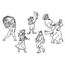 ぬりえページ: Tarzan (アニメーション映画) #198687 - 無料の印刷可能なぬりえページ