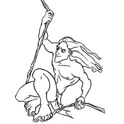 ぬりえページ: Tarzan (アニメーション映画) #198693 - 無料の印刷可能なぬりえページ