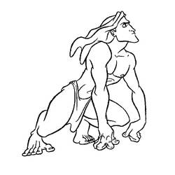 ぬりえページ: Tarzan (アニメーション映画) #198700 - 無料の印刷可能なぬりえページ