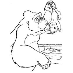 ぬりえページ: Tarzan (アニメーション映画) #198708 - 無料の印刷可能なぬりえページ