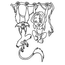 ぬりえページ: Tarzan (アニメーション映画) #198711 - 無料の印刷可能なぬりえページ