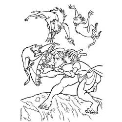 ぬりえページ: Tarzan (アニメーション映画) #198714 - 無料の印刷可能なぬりえページ