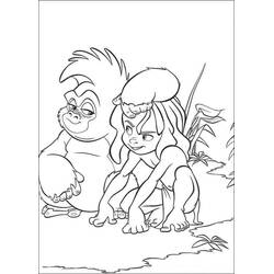 ぬりえページ: Tarzan (アニメーション映画) #198716 - 無料の印刷可能なぬりえページ