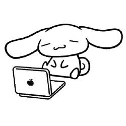 ぬりえ: シナモロール - 無料の印刷可能なぬりえページ