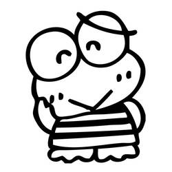 ぬりえ: けろけろけろっぴ - 無料の印刷可能なぬりえページ