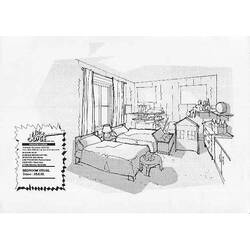 ぬりえページ: ベッドルーム (建物と建築) #66653 - 無料の印刷可能なぬりえページ