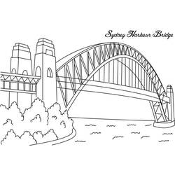 ぬりえページ: 橋 (建物と建築) #62837 - 無料の印刷可能なぬりえページ