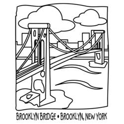 ぬりえページ: 橋 (建物と建築) #62849 - 無料の印刷可能なぬりえページ