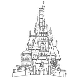 ぬりえページ: 城 (建物と建築) #62032 - 無料の印刷可能なぬりえページ