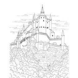 ぬりえページ: 城 (建物と建築) #62145 - 無料の印刷可能なぬりえページ