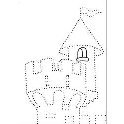 ぬりえページ: 城 (建物と建築) #62194 - 無料の印刷可能なぬりえページ