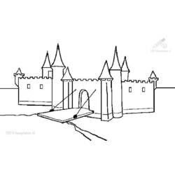 ぬりえページ: 城 (建物と建築) #62300 - 無料の印刷可能なぬりえページ