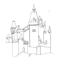 ぬりえページ: 城 (建物と建築) #62329 - 無料の印刷可能なぬりえページ