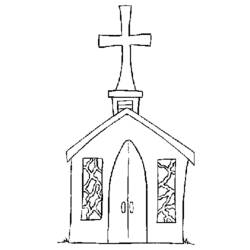 ぬりえページ: 教会 (建物と建築) #64214 - 無料の印刷可能なぬりえページ