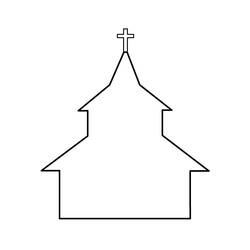 ぬりえページ: 教会 (建物と建築) #64241 - 無料の印刷可能なぬりえページ