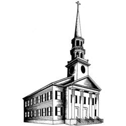 ぬりえページ: 教会 (建物と建築) #64341 - 無料の印刷可能なぬりえページ