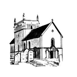 ぬりえページ: 教会 (建物と建築) #64372 - 無料の印刷可能なぬりえページ