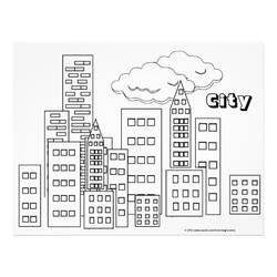 ぬりえページ: 街 (建物と建築) #64915 - 無料の印刷可能なぬりえページ