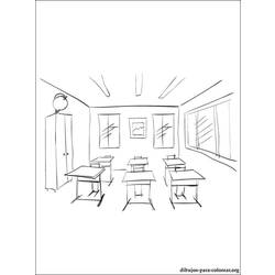 ぬりえページ: クラスルーム (建物と建築) #67970 - 無料の印刷可能なぬりえページ