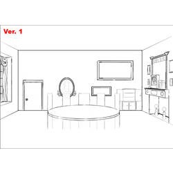 ぬりえページ: ダイニングルーム (建物と建築) #63712 - 無料の印刷可能なぬりえページ