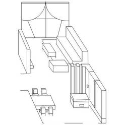 ぬりえページ: ダイニングルーム (建物と建築) #66290 - 無料の印刷可能なぬりえページ