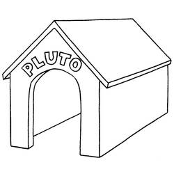 ぬりえページ: 犬小屋 (建物と建築) #62336 - 無料の印刷可能なぬりえページ