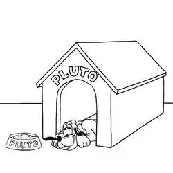 ぬりえページ: 犬小屋 (建物と建築) #62339 - 無料の印刷可能なぬりえページ
