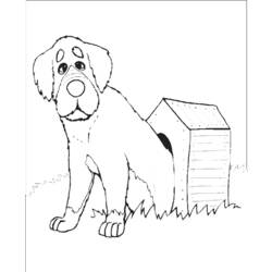ぬりえページ: 犬小屋 (建物と建築) #62358 - 無料の印刷可能なぬりえページ