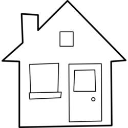 ぬりえページ: 家 (建物と建築) #64630 - 無料の印刷可能なぬりえページ