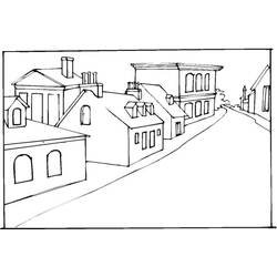 ぬりえページ: 家 (建物と建築) #64765 - 無料の印刷可能なぬりえページ