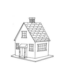 ぬりえページ: 家 (建物と建築) #64792 - 無料の印刷可能なぬりえページ